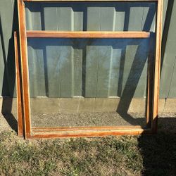 Free!! 3 Picture Windows, Stained Inside-painted Outside 