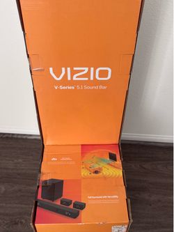 Vizio V series 5.1 sound bar with 2 surround speakers