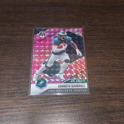 2021 Panini Mosaic Pink Camo Kenneth Gainwell RC #254 