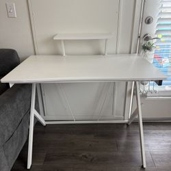 White Computer Gaming Table 