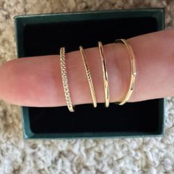 Rings - Gold - Set Of 5