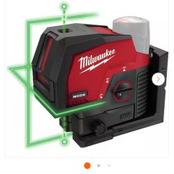 M12 12-Volt Lithium-Ion Cordless Green 125 ft. Cross Line and Plumb Points Laser Level (Tool-Only)