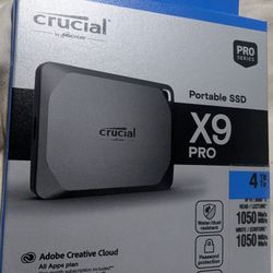 4TB  SSD  X9 CRUCIAL NUEVA CELLADA
