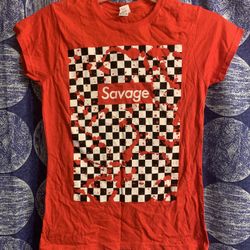 “SAVAGE” Tee Shirt-S