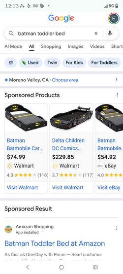 Batman car bed