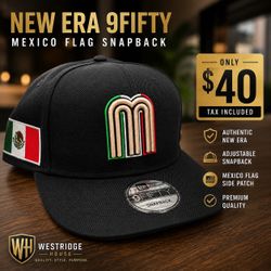 New Era 9Fifty Mexico Flag Snapback Hat
