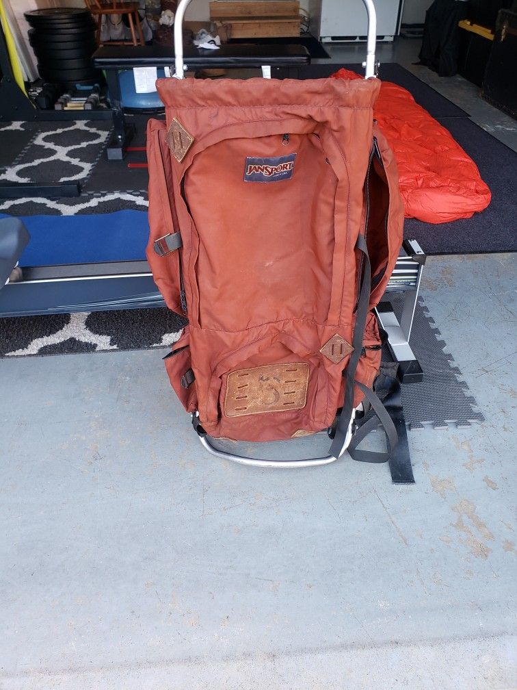 vintage JanSport external frame backpack, D-serie