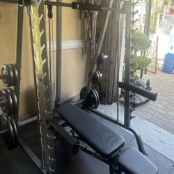 Smith Machine Only. Nooo Weights Noooo Bench