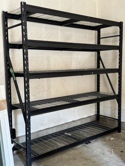 5 tier 8x8 industrial duty steel shelving