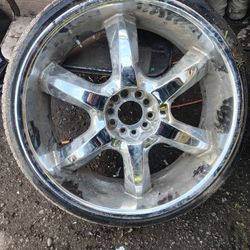 Rim And Tire 22"