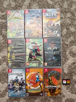 Nintendo switch games 25 each