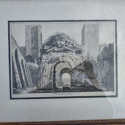 2 Luigi Rossini Etchinging/Lithographs Signed & Numbered