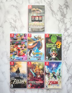 Nintendo Switch Games Mario, Zelda and more READ DESCRIPTION