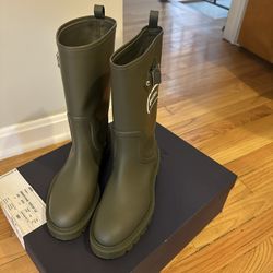 Louis Vuitton Territory Flat Half Rubber Rain Boots 