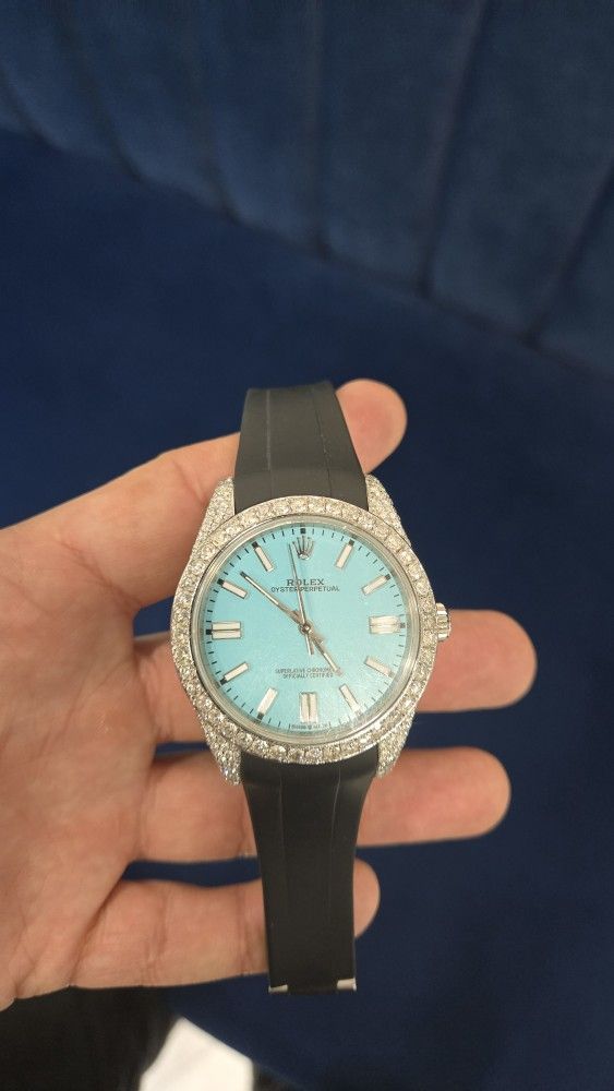 Tiffany Dial Rolex Oyster Perpetual