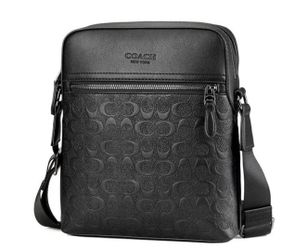 COACH Men's Houston Flight Bag in Signature Canvas NEW