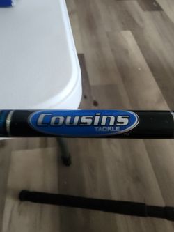 Cousins Tackle Fishing Rod +lews mach 2 biatcasting reel
