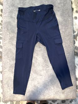 Old Navy Active Navy High Rise Cargo Leggings Size XL
