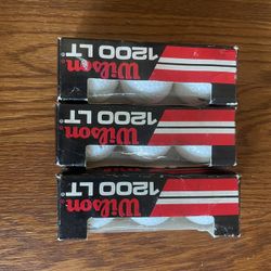 Wilson 1200 Lt golf balls 3 pack
