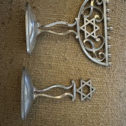 5 inch menorah and 4 inch star of david, rite lite ltd