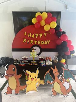 Pokemon Props And Bday Decor 