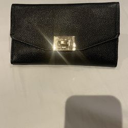 Like New MK Black Leather Wallet 