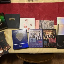BTS and NCT Dream Kpop Albums