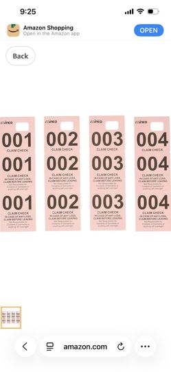 2 Boxes - Approx 500 Coat Check Hangers Per Box