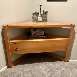 Solid Pine Corner Shelf Unit or Headboard