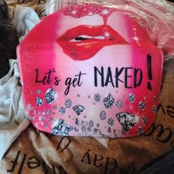 Let's Get Naked Shower Curtain Set 