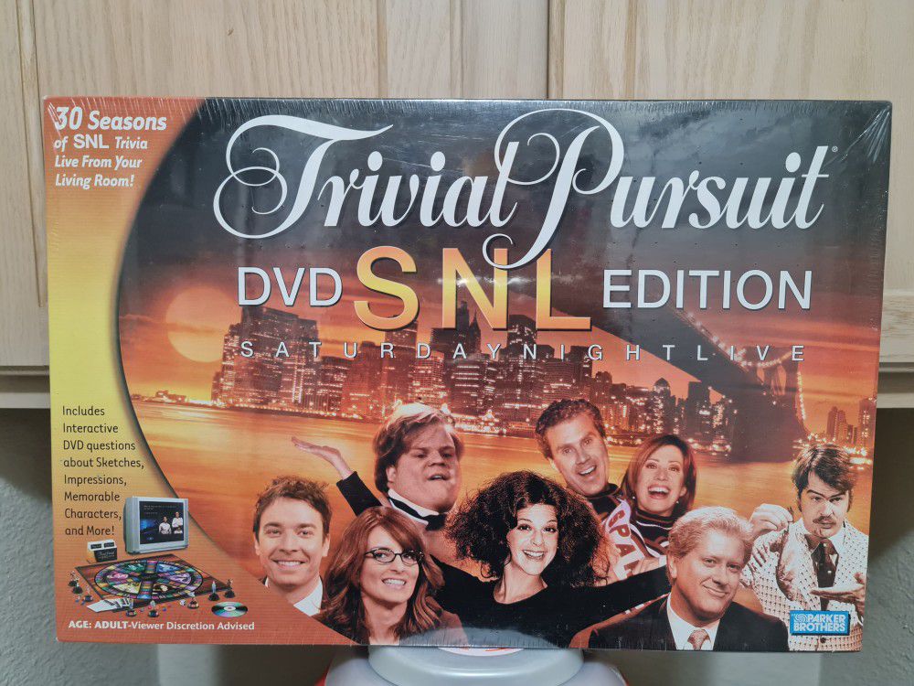 Trivial Pursuit DVD SNL Edition Sealed Game Parker Bros 2004 Saturday Night Live