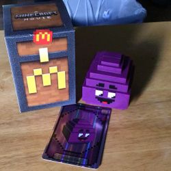 A Minecraft Movie Toy With Code From McDonald’s 