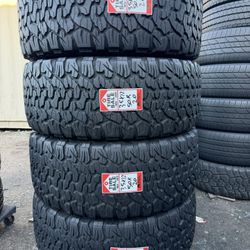 Set 35x12.50R20 LT BF Goodrich K02 A/T Like New. 
