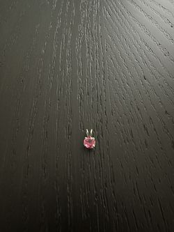 Rubellite Solitaire Pendant