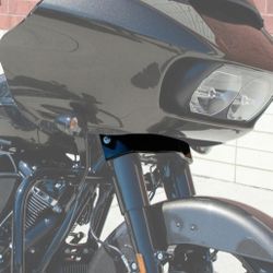 Vivid Black Outer Fairing Skirt For Harley Touring Road Glide FLTRX 2015-2023