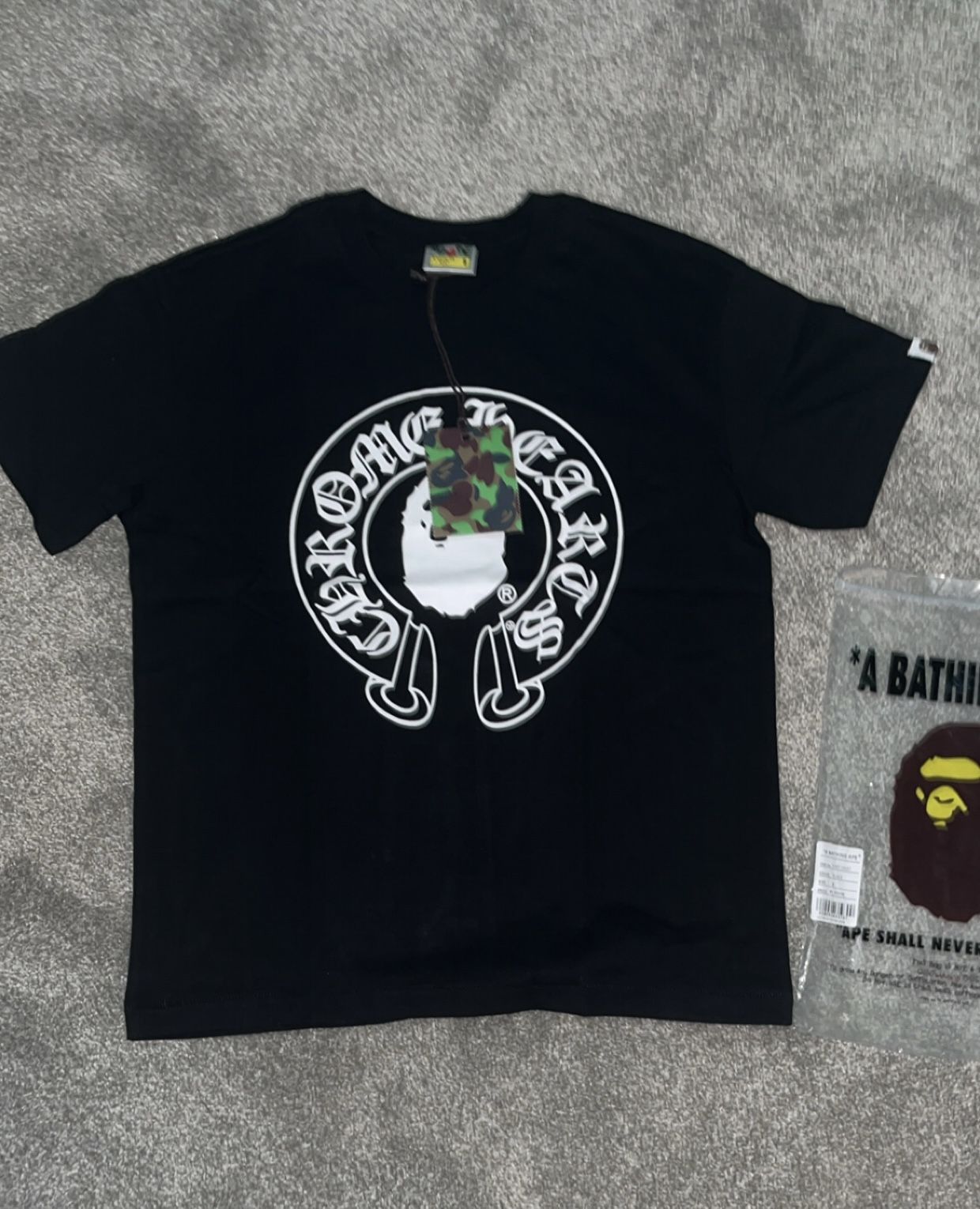 Bape/Chrome hearts T-Shirt Small BRAND NEW