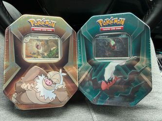 Pokémon Slaking & Darkrai Tins