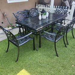 Aluminum Patio set/ Outdoor Furniture Dining Table And