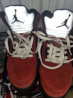 Air Jordan 5 Red Suede size 10.5