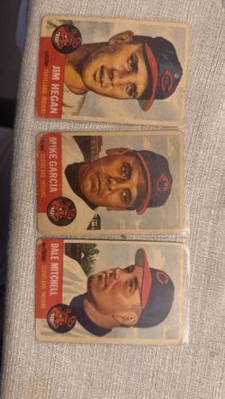 1953 topps Cleveland Indians