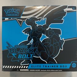Black Bolt Elite Trainer Box Pokemon