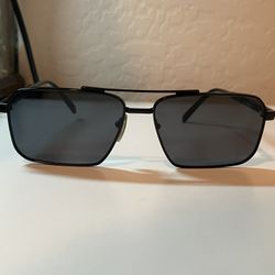 Black Polarized  Sunglasses (Prada)