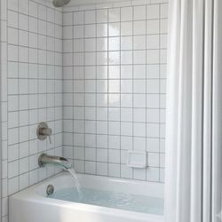 Panai Luxury Design Bathroom Tub Shower Bath Fixture Filler Faucet 3x5 Bathtub Spout Accessory Fit Standard Delta Moen Kohler Brush Nickel Mixer Valve