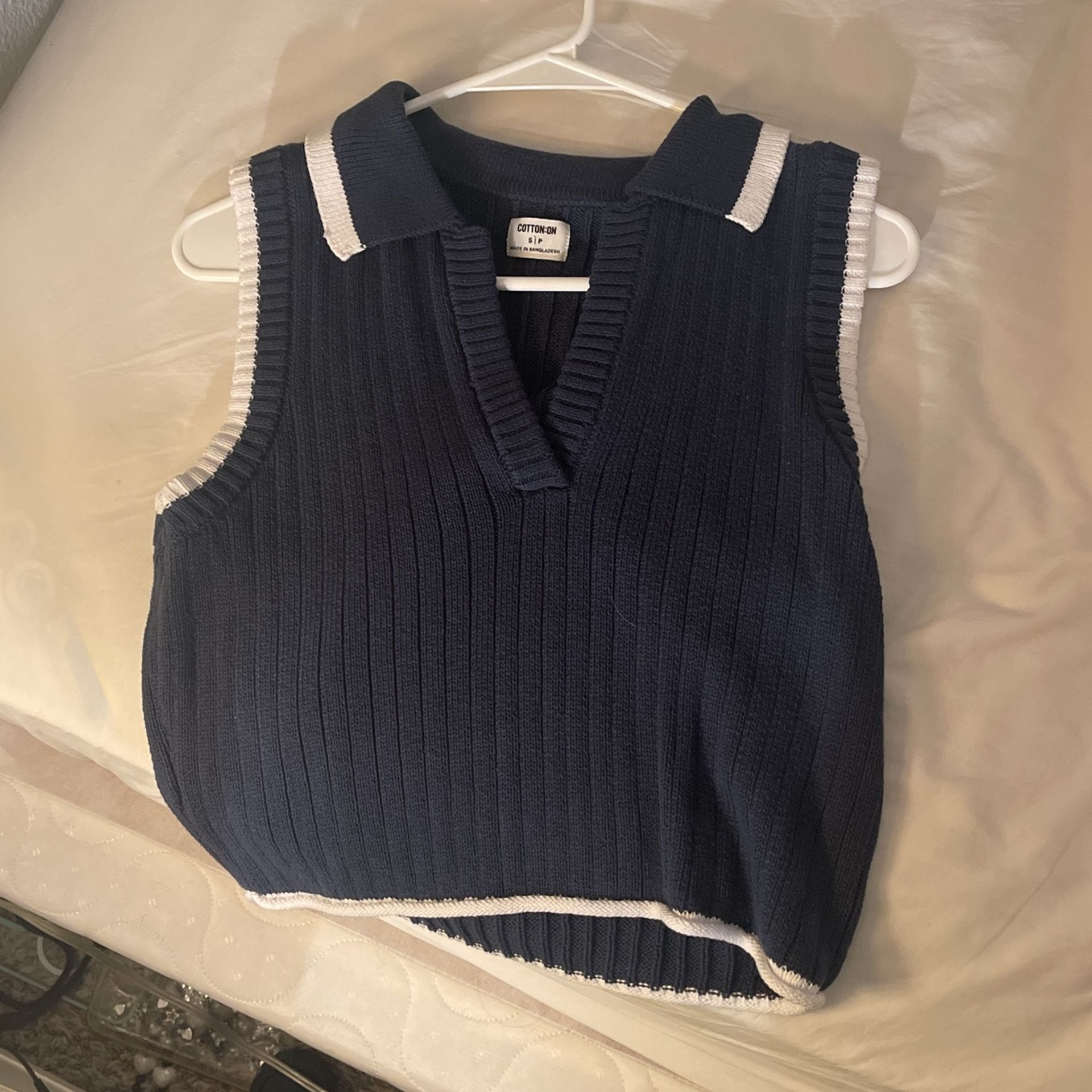 Navy Blue Sweater Vest