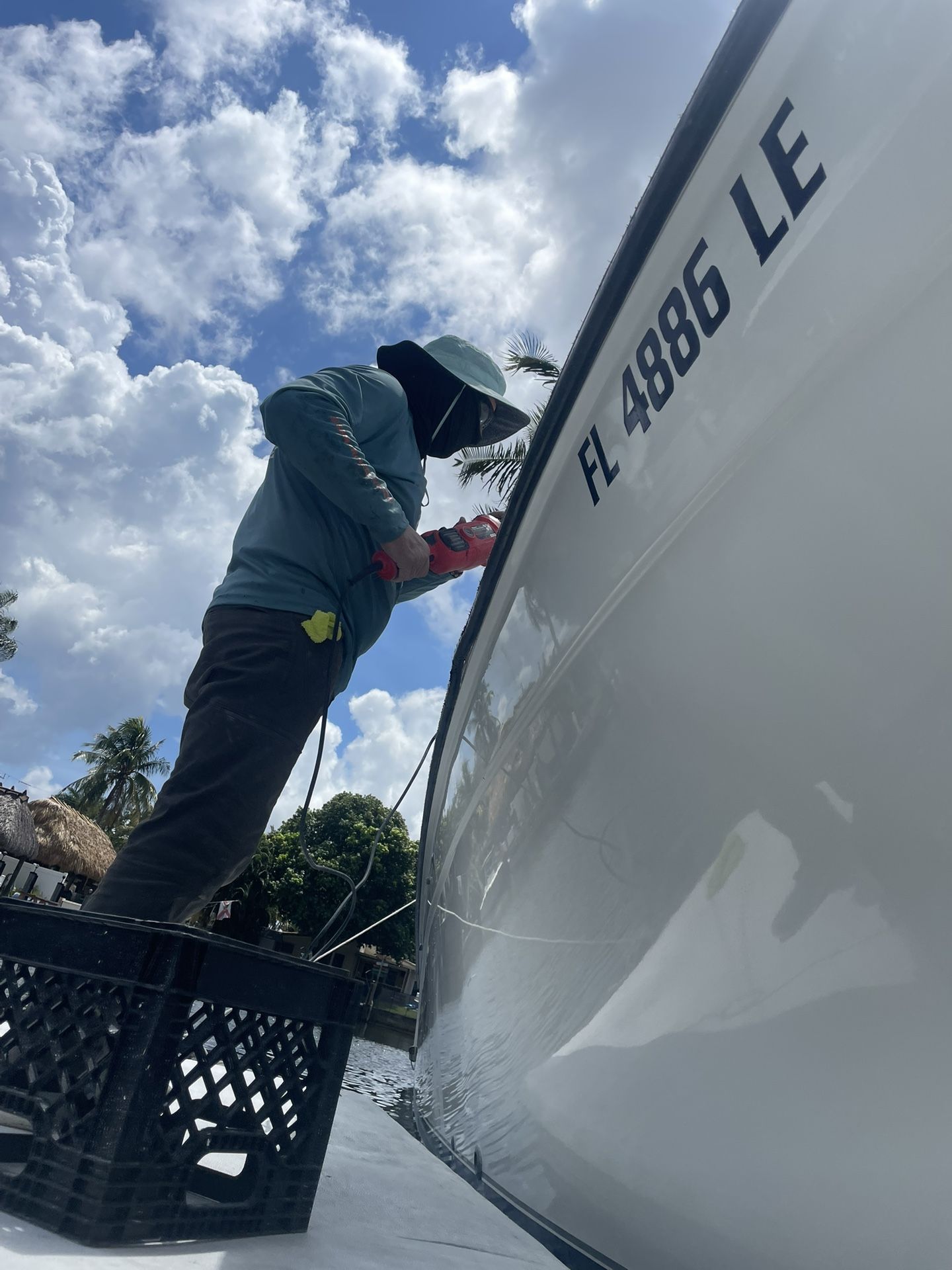 Boat Detailing Gelcoat Repair 