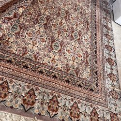 Persian Tabreeze  Rug  Handmade 8 x 11