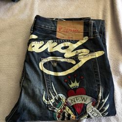 Ed hardy vintage jeans 