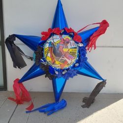 Spiderman Star Piñata For Birthday Parties