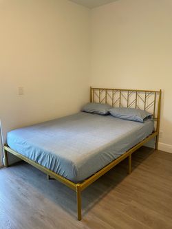 Gold Bed Frame Queen
