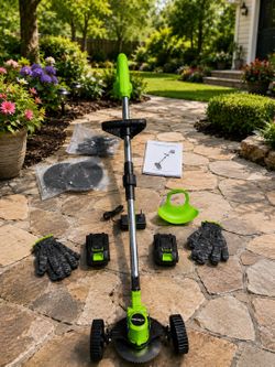 New weed eater with accessories